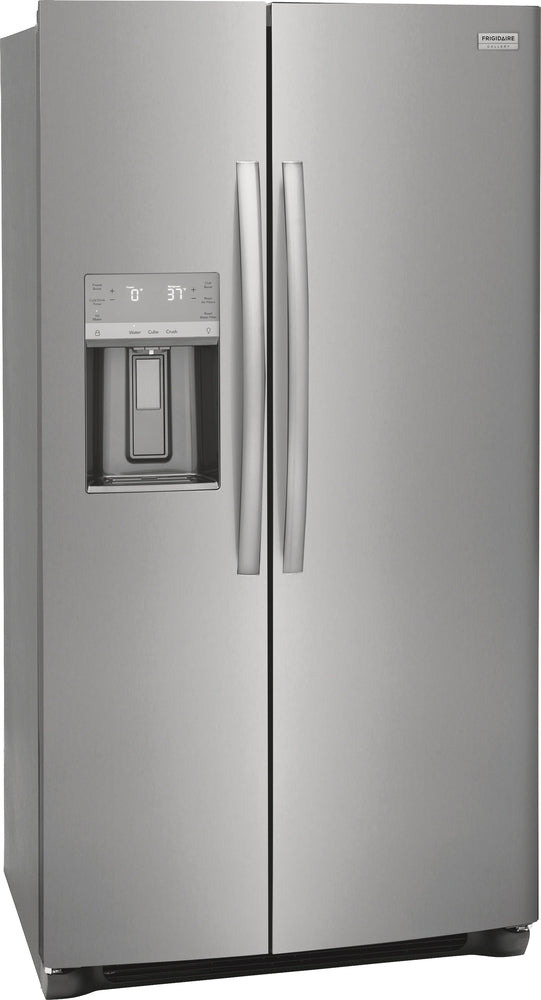 Frigidaire Gallery 36.35" 25.6 Cu. Ft. Smudge-Proof® Stainless Steel Side-by-Side Refrigerator - GRSS2652AF