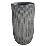 Garden Party Woven Brick Style Small Planter - Natural Grey