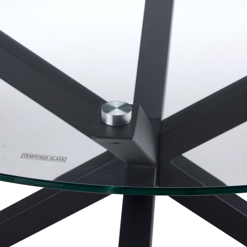 Gianna Coffee Table Glass Leon's