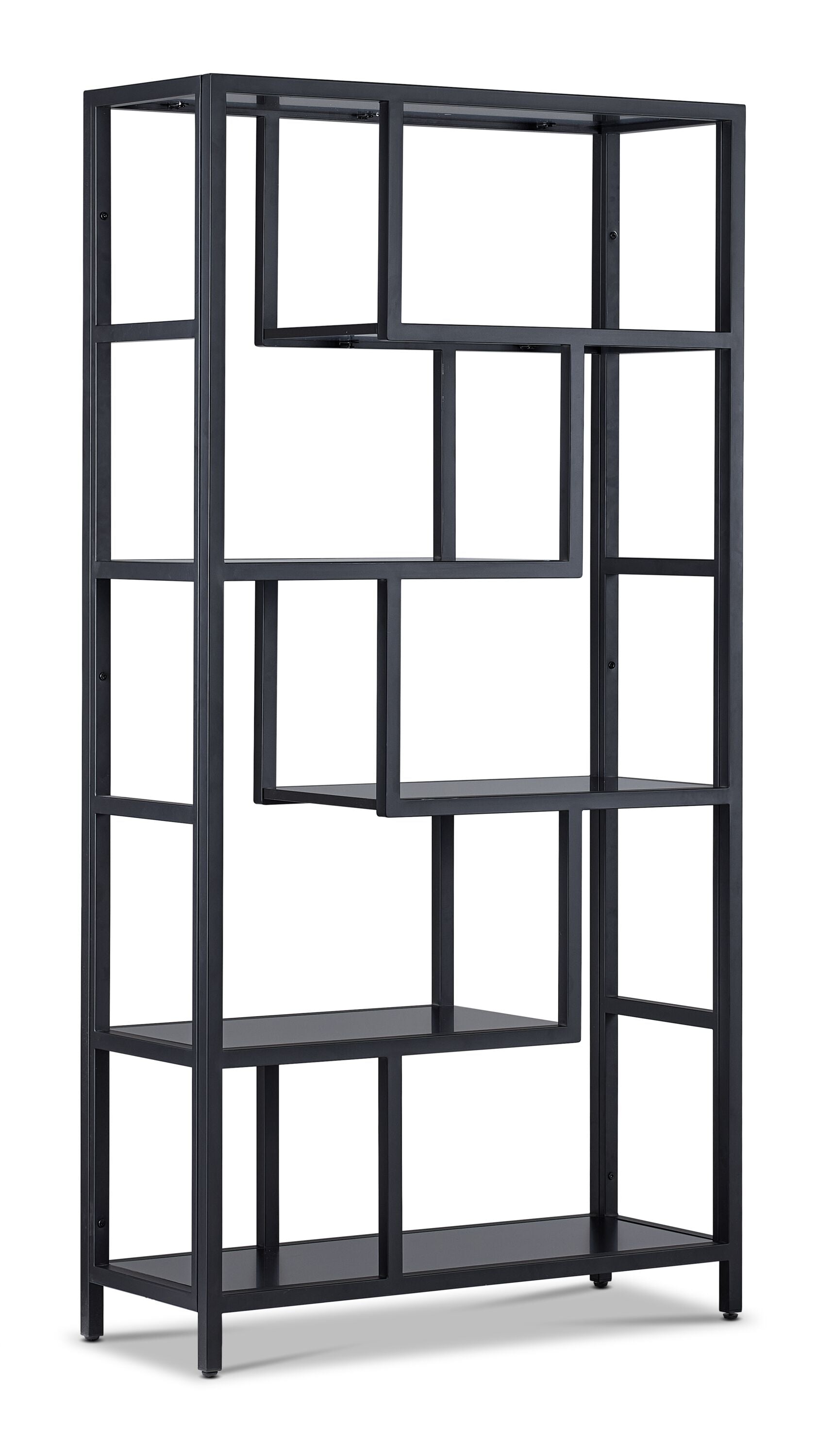 Conte - 5 Tier Book Shelf - Black