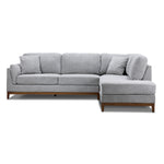 Marquis 2-Piece Sectional with Right Facing Chaise - Grey