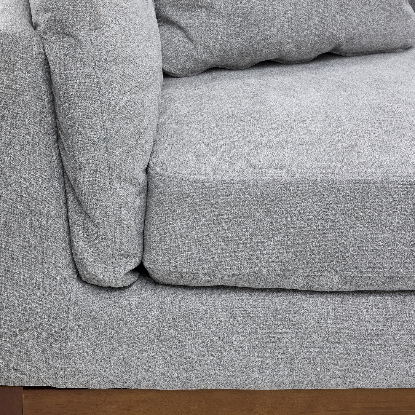 Marquis 2-Piece Sectional with Right Facing Chaise - Grey