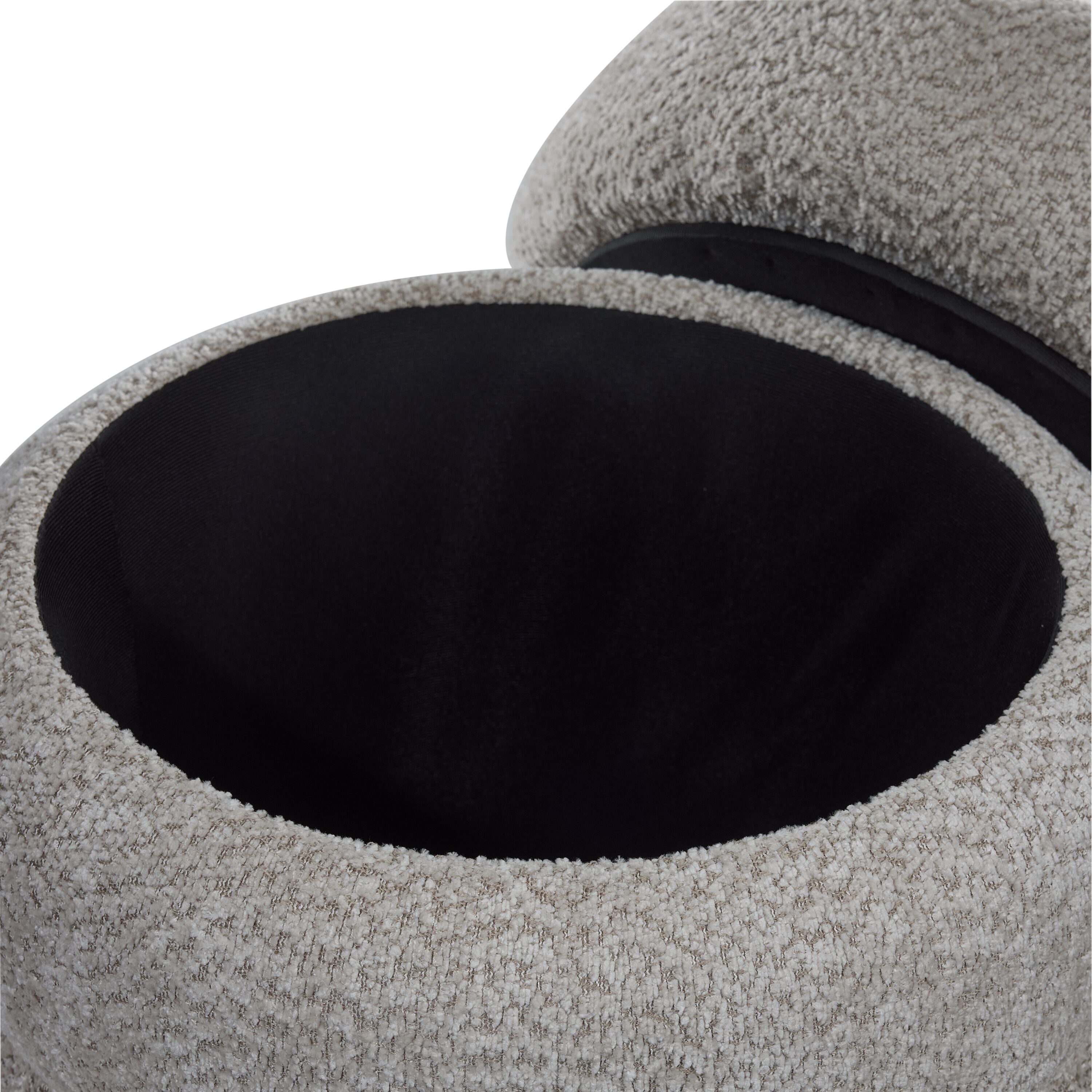Praline Storage Ottoman - Grey