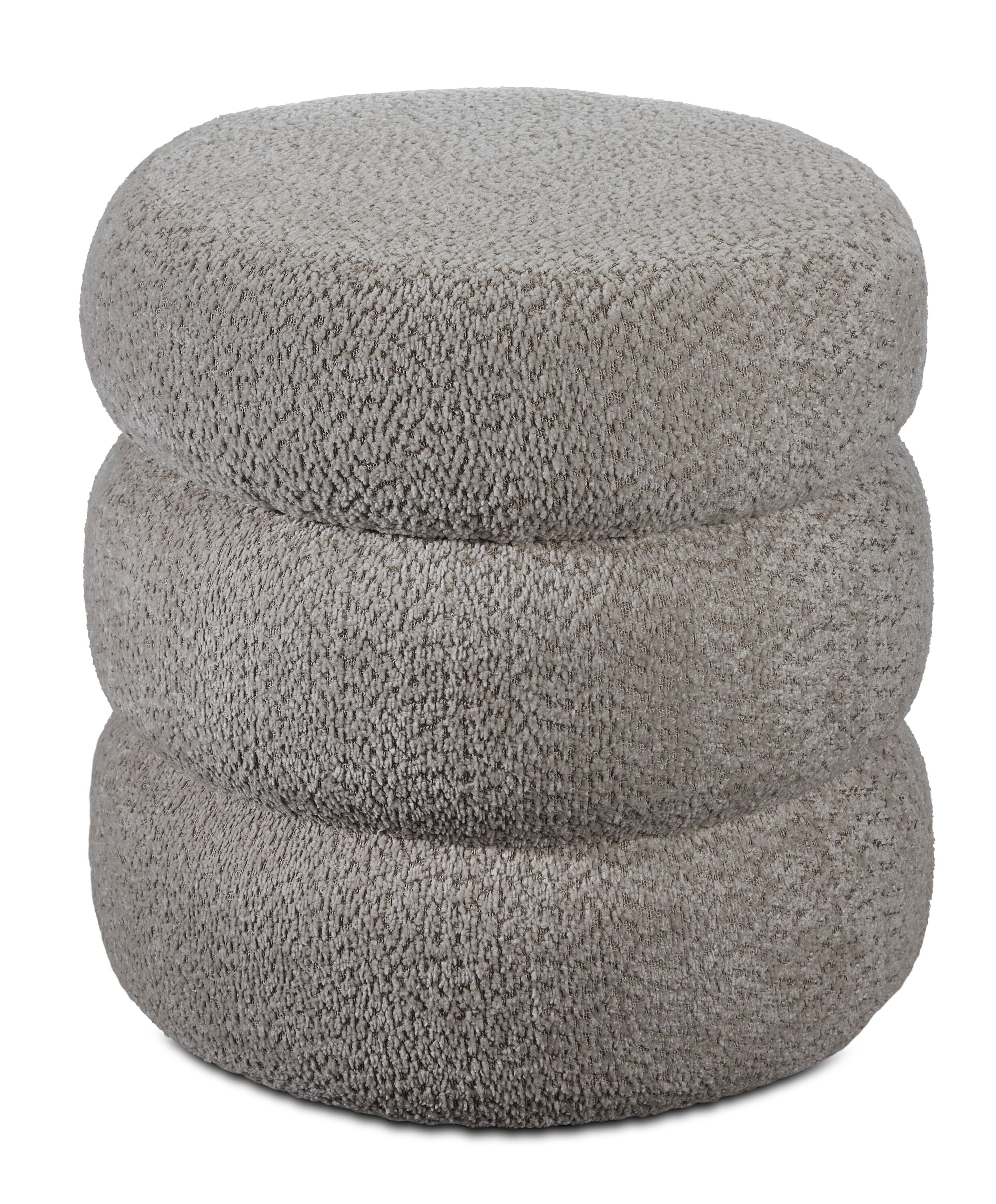 Praline Storage Ottoman - Grey