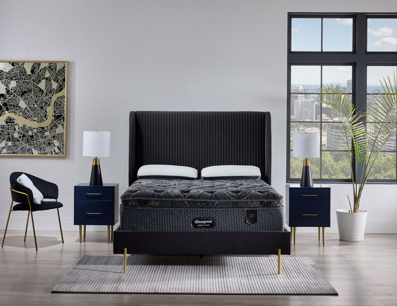 Beautyrest World Class Viscount Plush Queen Mattress Leon s