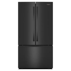 Whirlpool 36" 31 Cu. Ft. Black French Door Refrigerator - WRFF3336SB