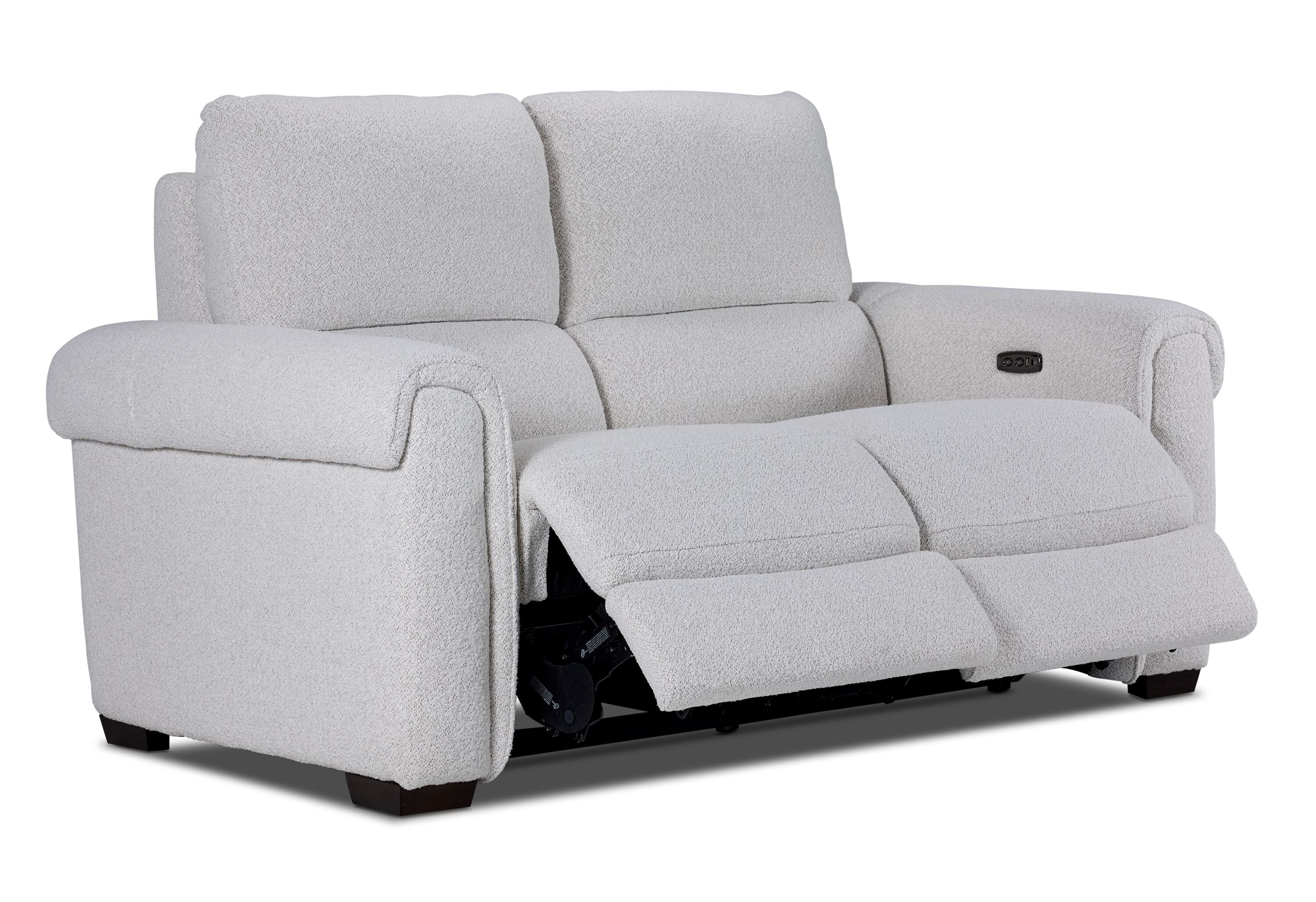 Zoey Power Reclining Sofa and Loveseat Set - Natural