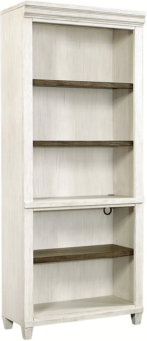 Caraway Open Bookcase - Aged Ivory