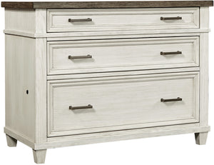 Caraway Lateral File Cabinet - Aged Ivory