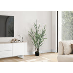 44" Eucalyptus Plant With 5" Black Pot - Green