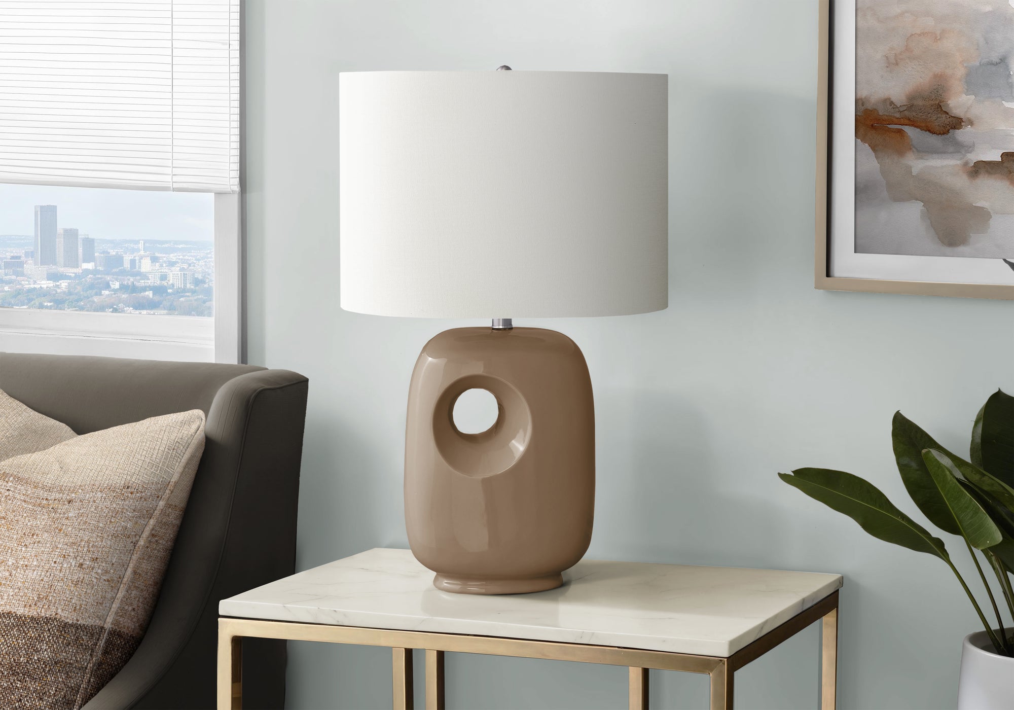 Nysa Table Lamp - Brown