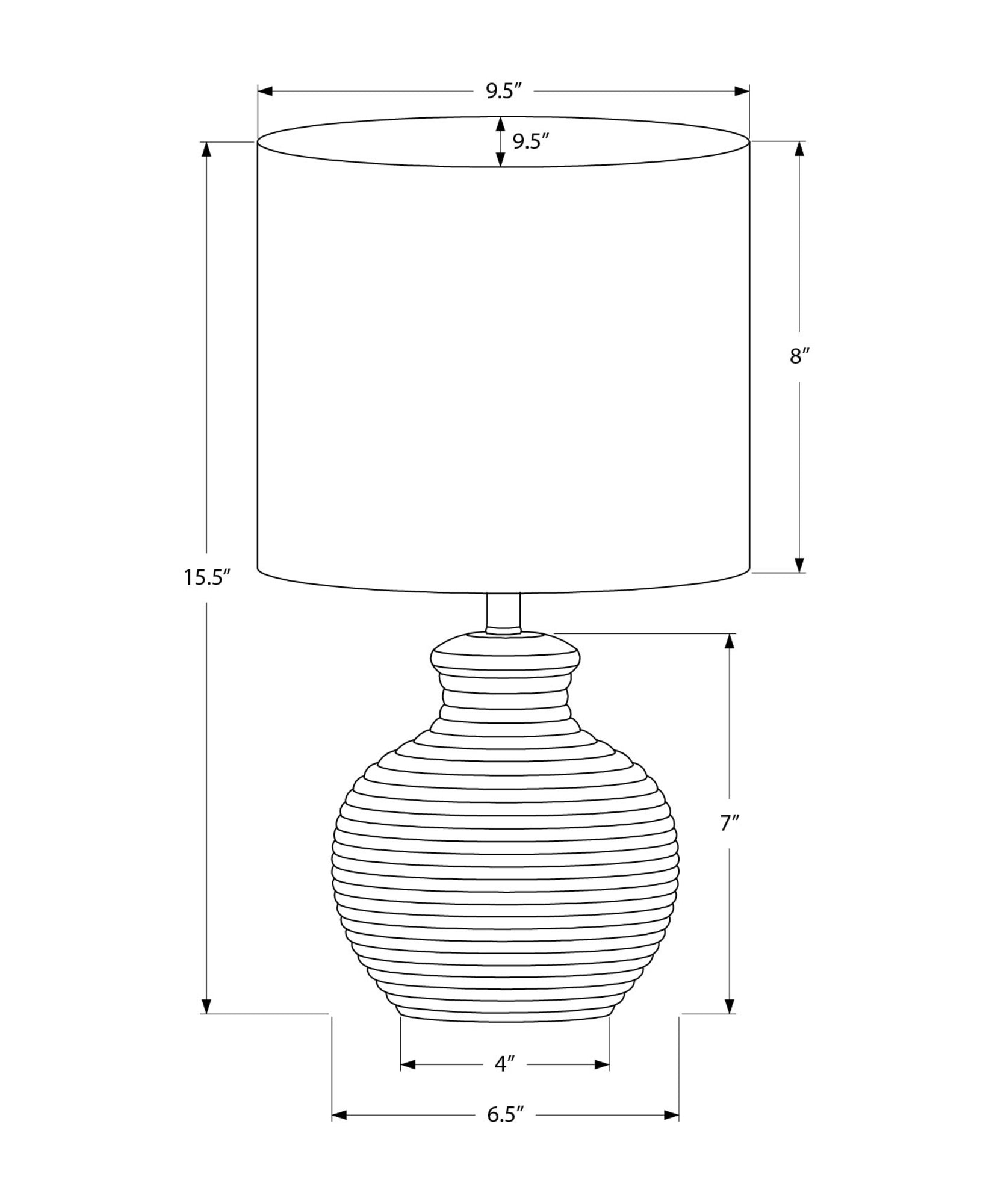 Thorne Table Lamp - Black