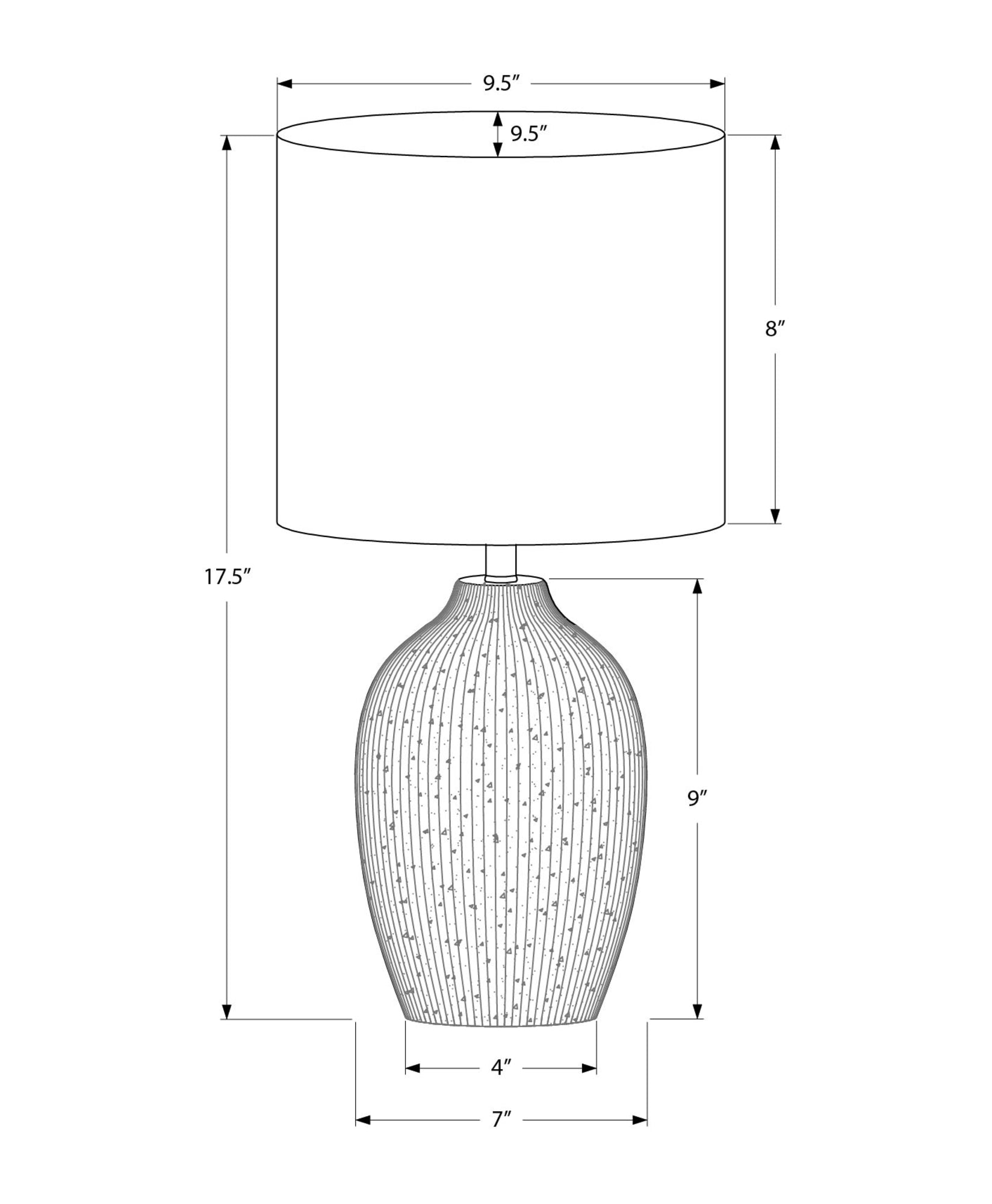 Tiva Table Lamp - Beige