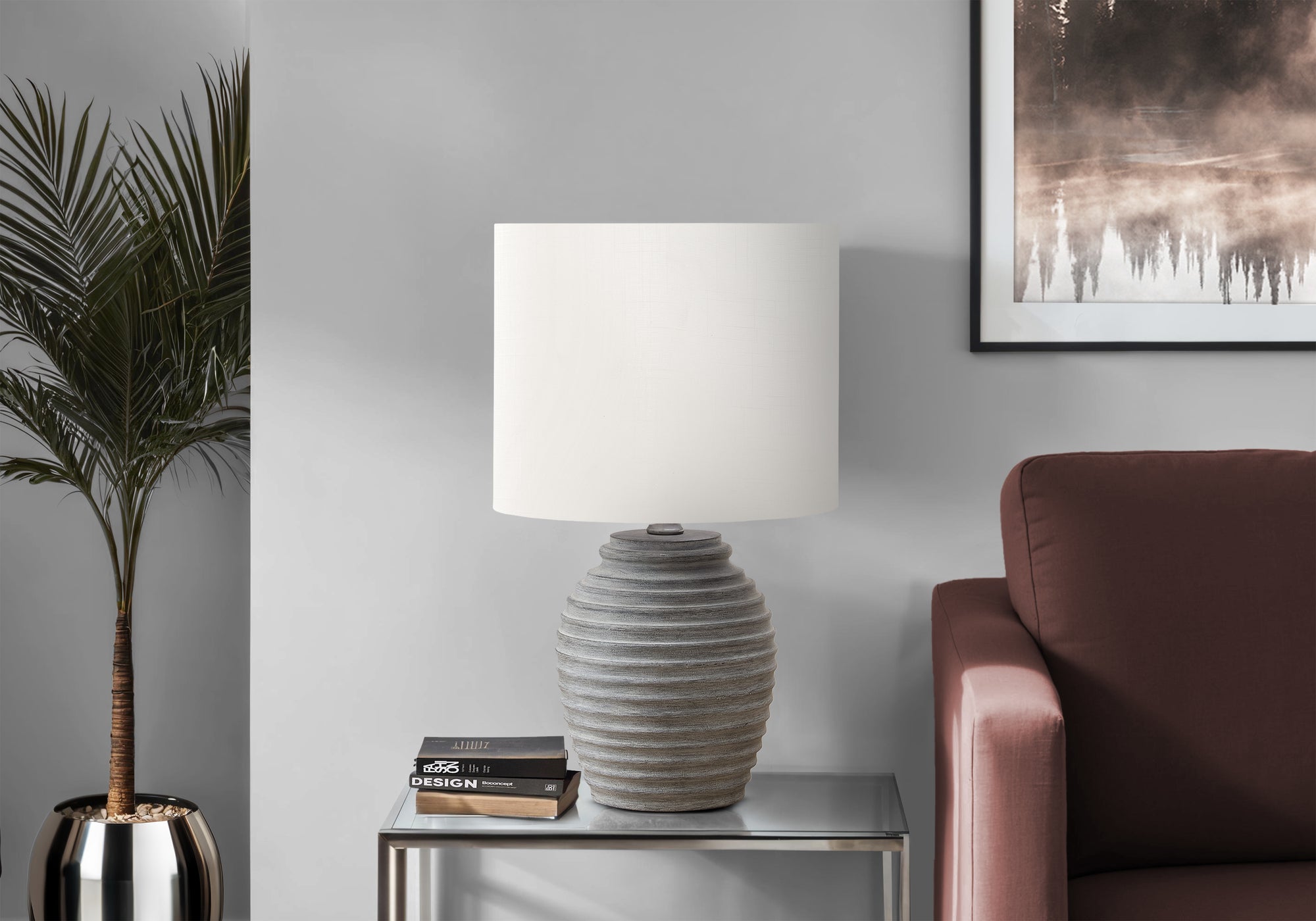 Revyn Table Lamp - Grey
