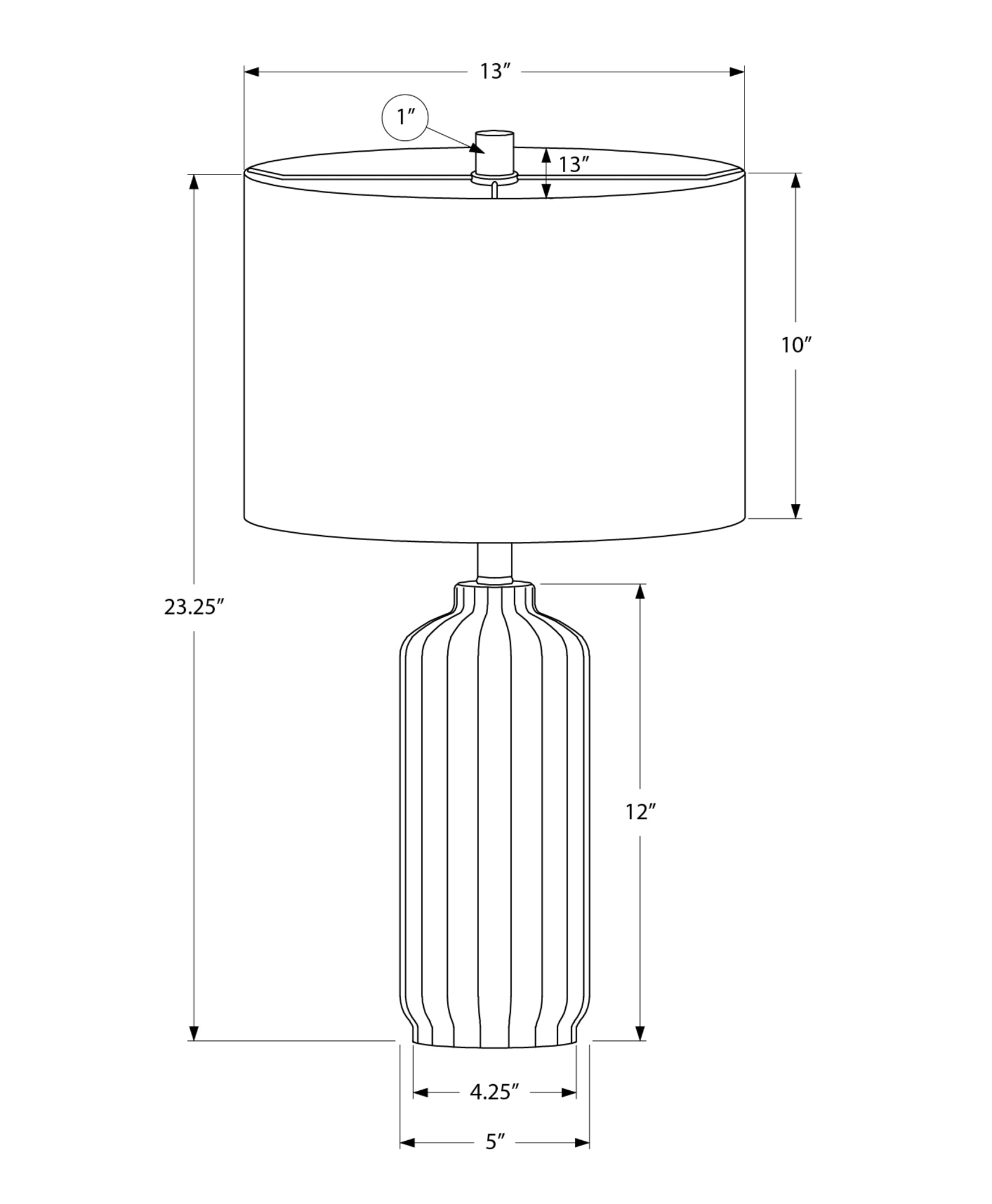 Loen Table Lamp - Pink