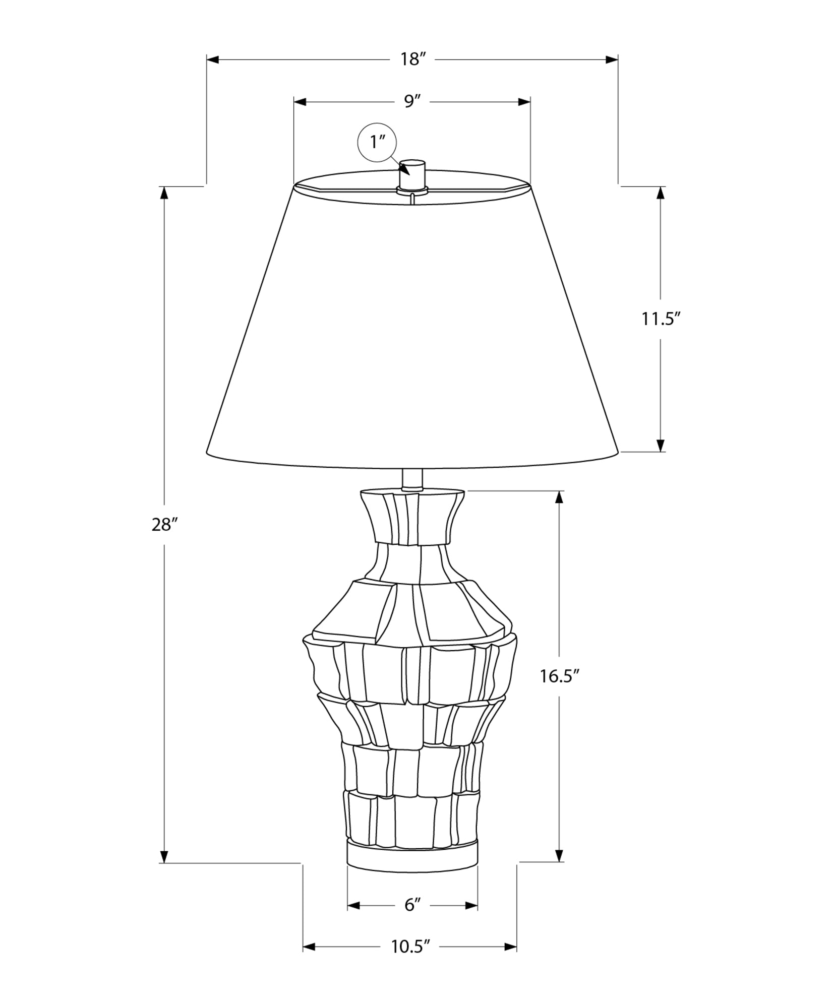 Vixo Table Lamp - Black