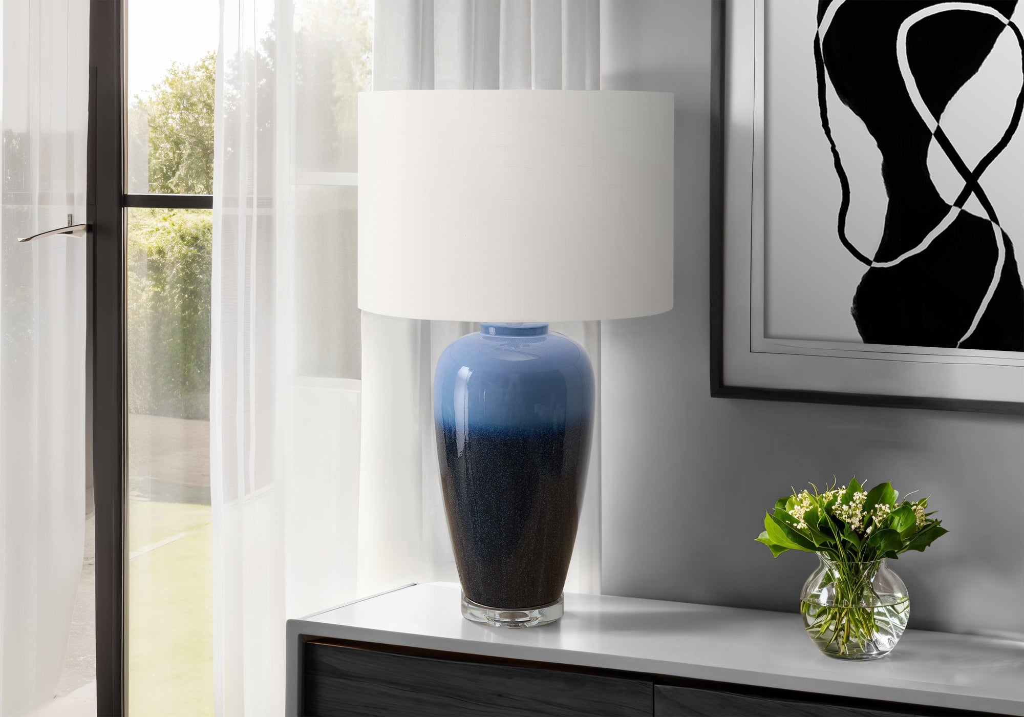 Zyra Table Lamp - Blue