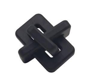In Harmony Abstract Knot Décor - Black