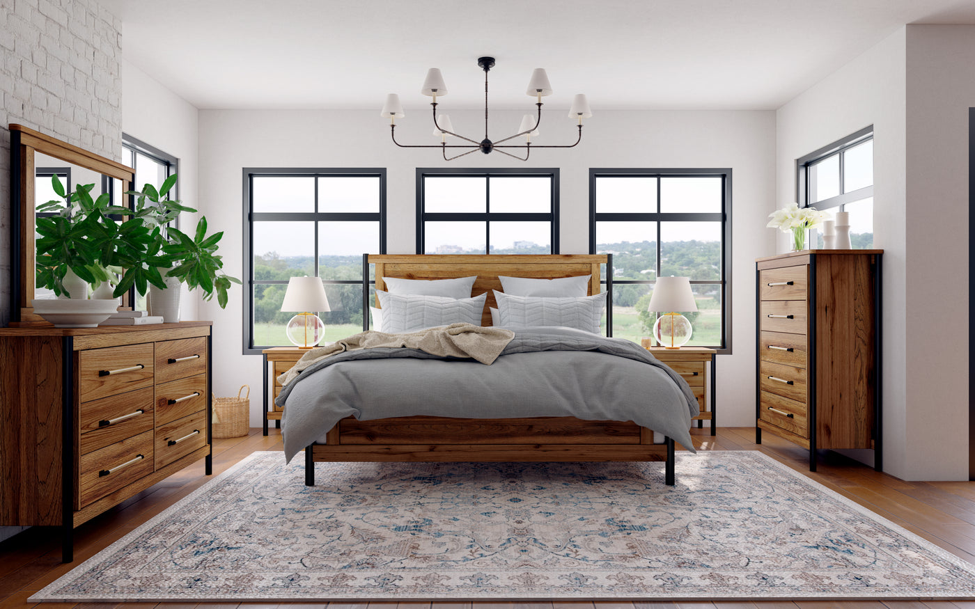 Norcross 5 Drawer Chest - Hickory