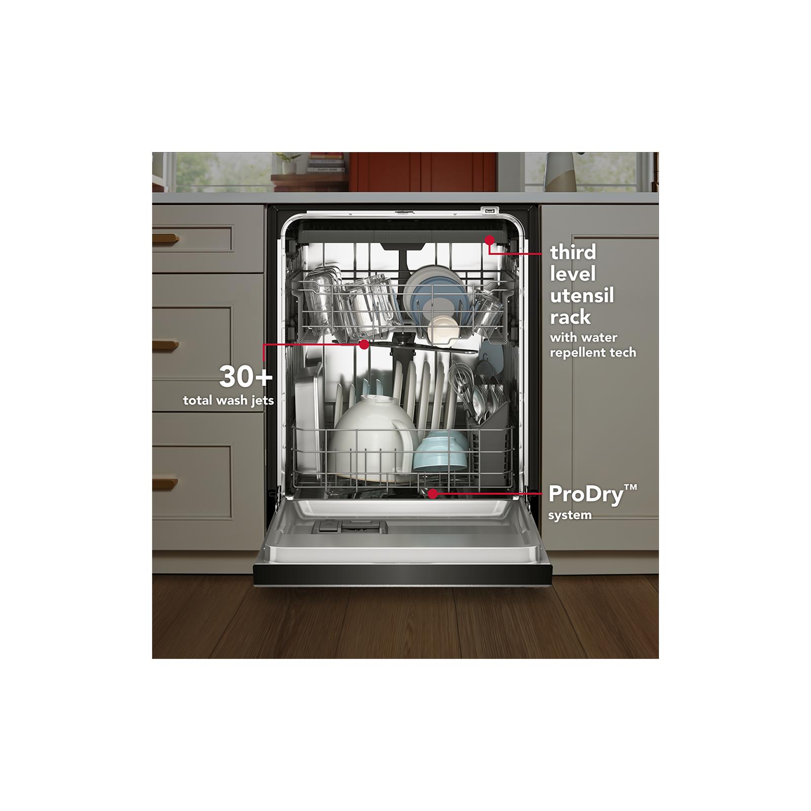 KitchenAid White Dishwasher (47 dBA) - KDFS224SWH--