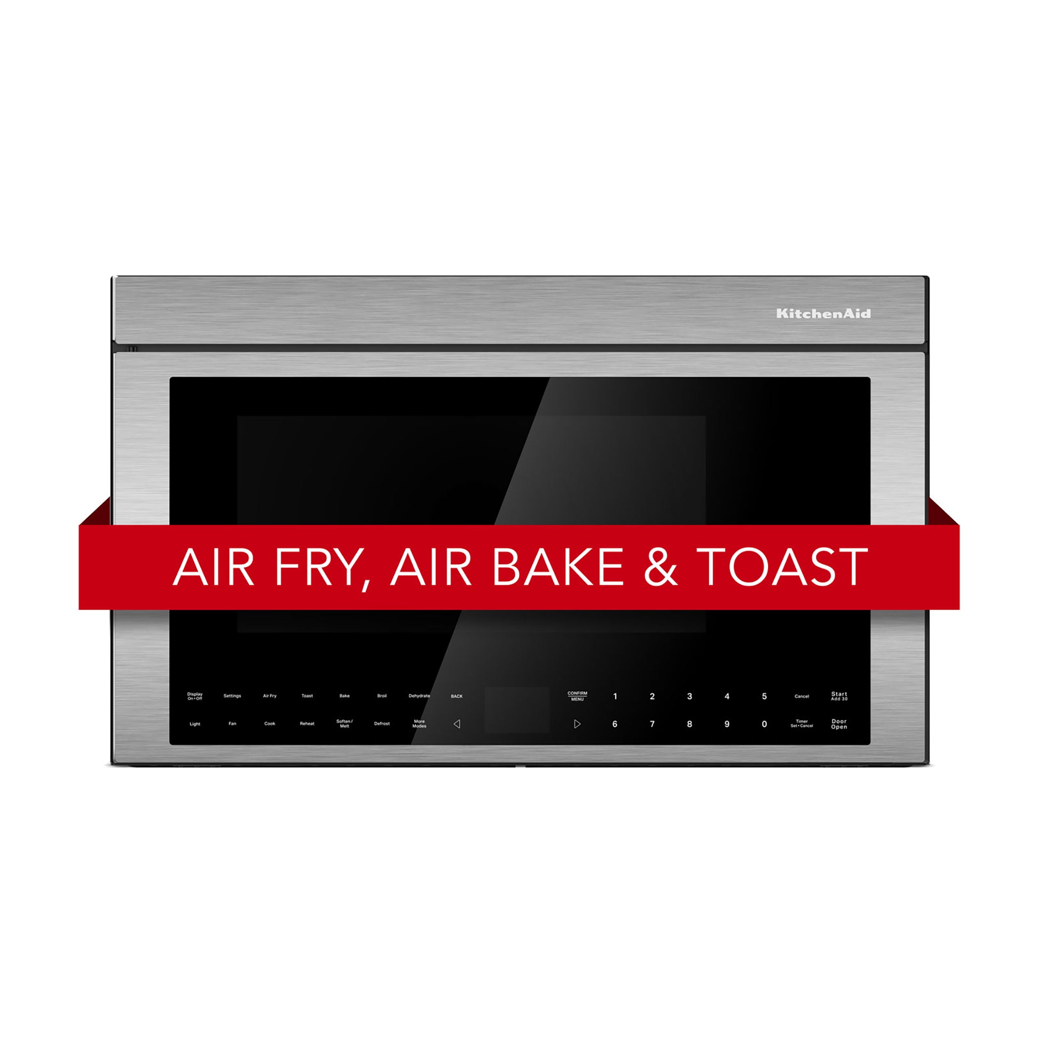 KitchenAid Air Fry Over-the-Range Microwave (1.1 Cu Ft) - YKMMF530PPS--