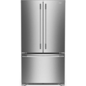KitchenAid 36" 29.0 Cu. Ft. PrintShield Stainless Steel Standard Depth French Door Refrigerator - KRFF136SPS