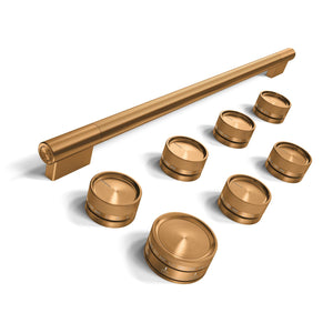 KitchenAid Bronze Handle and Knob Hardware Accessory Kit for 36" Commercial-Style Induction Range - W11774741