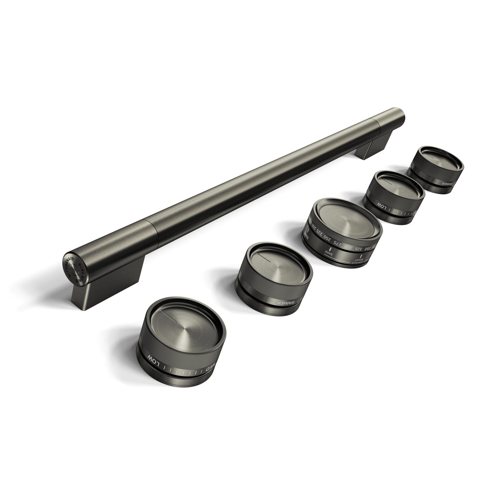 KitchenAid Black Ore Handle and Knob Hardware Accessory Kit for 30" Commercial-Style Gas Range - W11774748