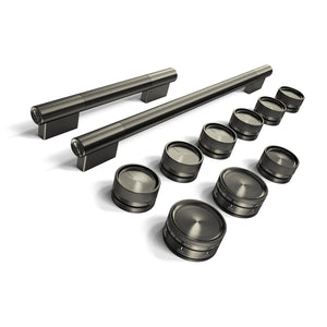 KitchenAid Black Ore Handle and Knob Hardware Accessory Kit for 48" Commercial-Style Gas Range - W11774756