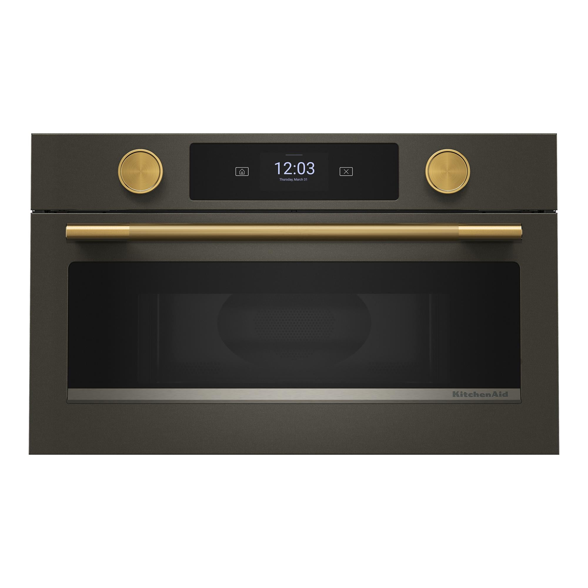 KitchenAid Brass Handle and Knob Hardware Accessory Kit for Single Wall Oven - W11774414