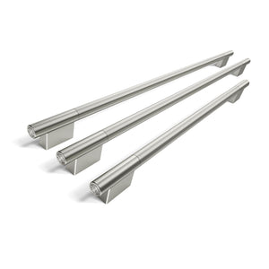 KitchenAid Stainless Steel Handle Hardware Accessory Kit for 36" Built-In French Door Bottom Mount Refrigerator - W11777177