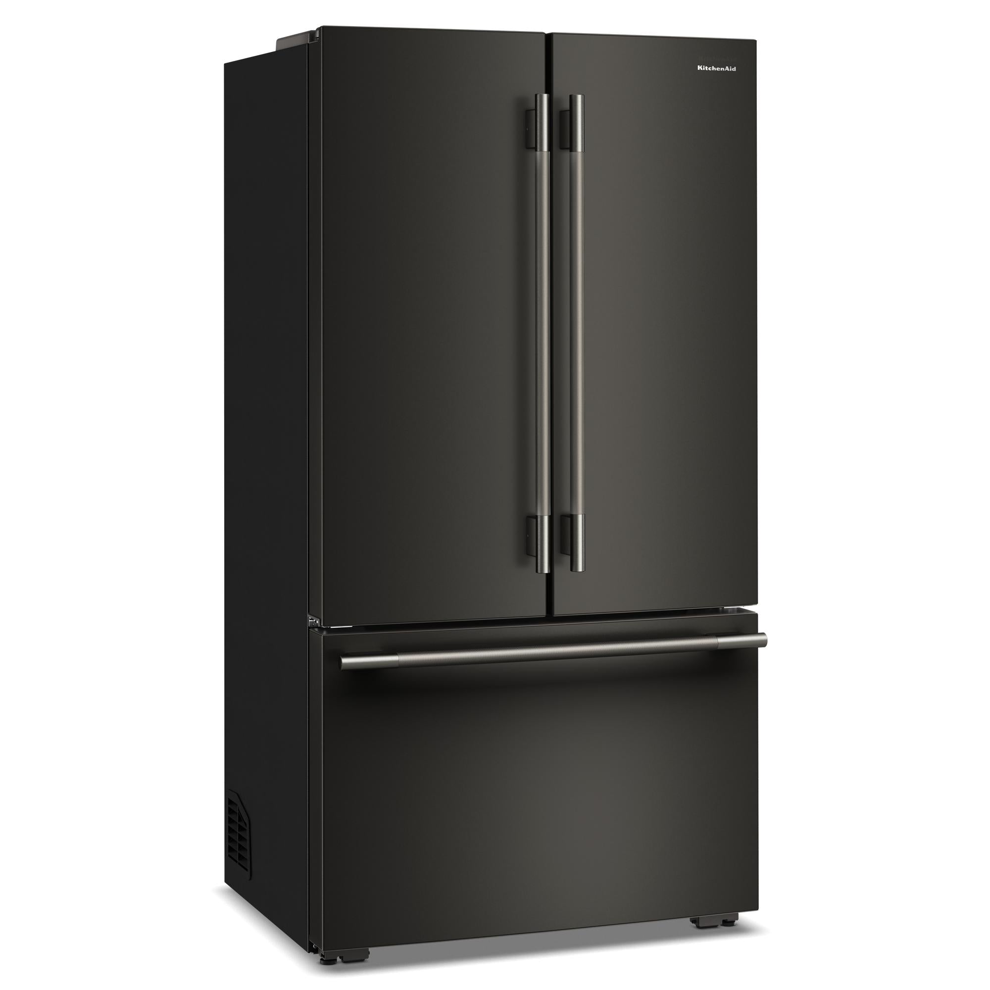 KitchenAid 36" 24.0 Cu. Ft. Black Ore Counter-Depth French Door Refrigerator - KRFC236SBE