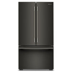 KitchenAid 36" 24.0 Cu. Ft. Black Ore Counter-Depth French Door Refrigerator - KRFC236SBE