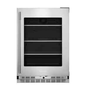 KitchenAid 24" 5.2 Cu. Ft. PrintShield Stainless Steel Undercounter Refrigerator - KURR524SPS