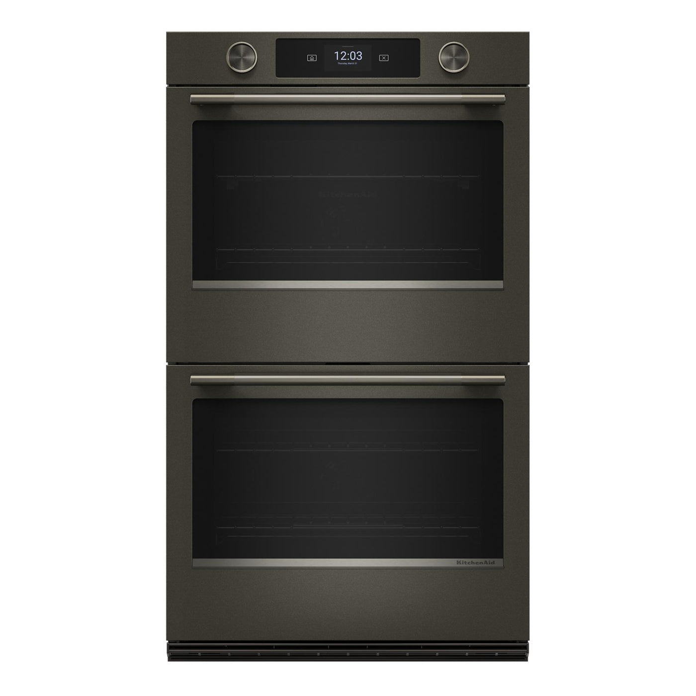 KitchenAid Black Ore 30" Double Wall Oven (10 Cu. Ft) - KOED730SBE