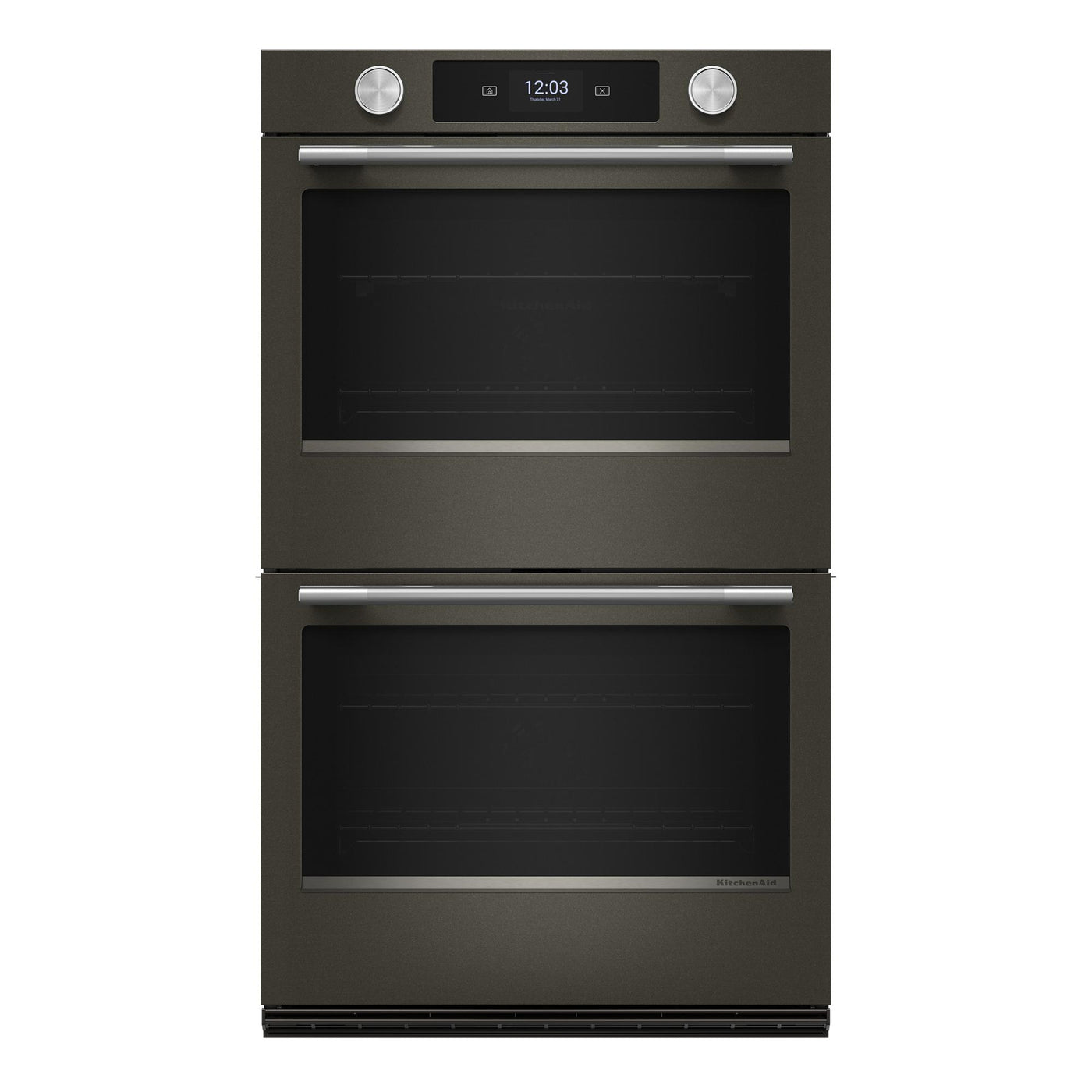 KitchenAid Black Ore 30" Double Wall Oven (10 Cu. Ft) - KOED730SBE