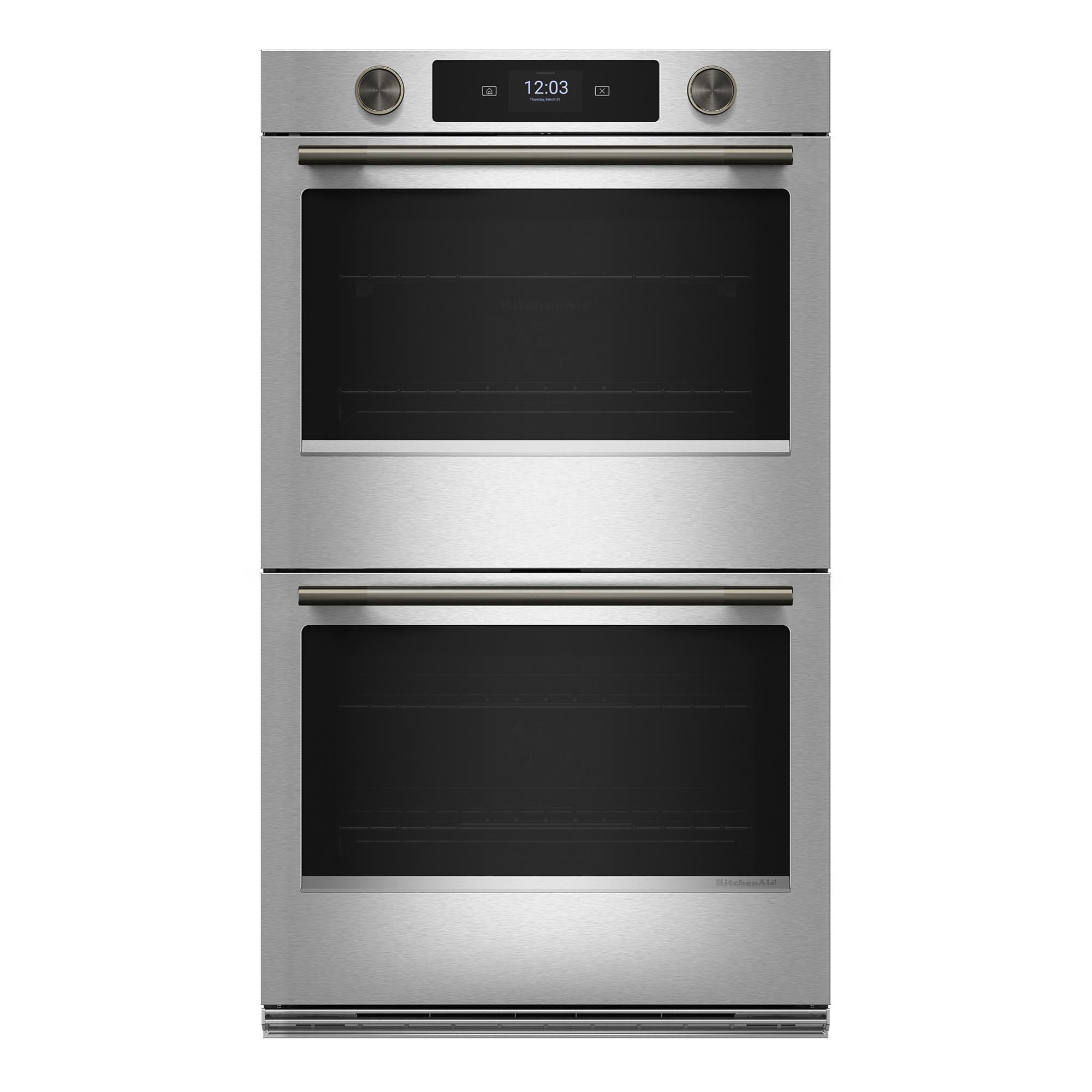 KitchenAid PrintShield Stainless 30" Double Wall Oven (10 cu ft) - KOED730SPS