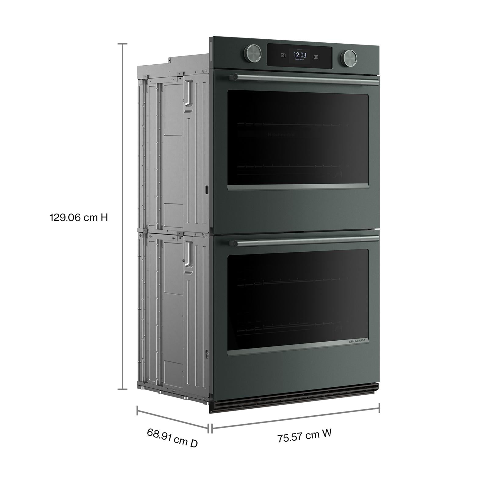 KitchenAid Juniper 30" Double Wall Oven (10 cu ft) - KOED730SJP