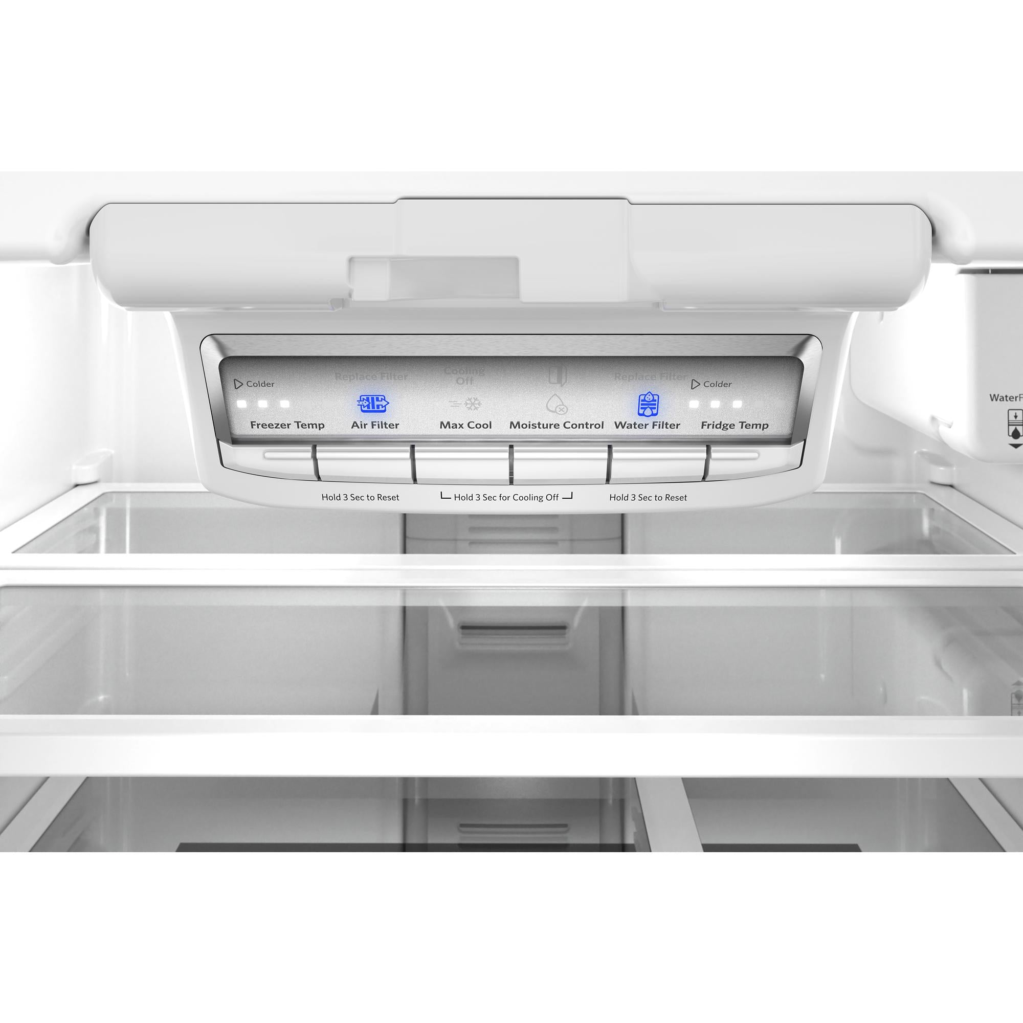 KitchenAid 30" 20.0 Cu. Ft. PrintShield Stainless Steel Standard Depth French Door Refrigerator - KRFF330SPS