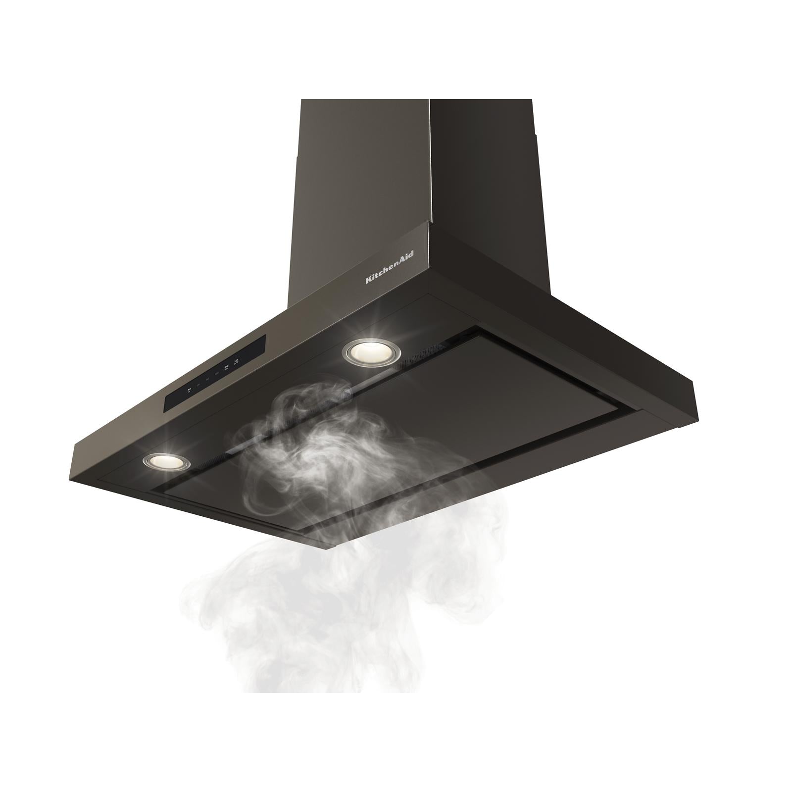 KitchenAid® Black Ore 30" 400 CFM Wall-Mount Canopy Hood - KVWC730SBE