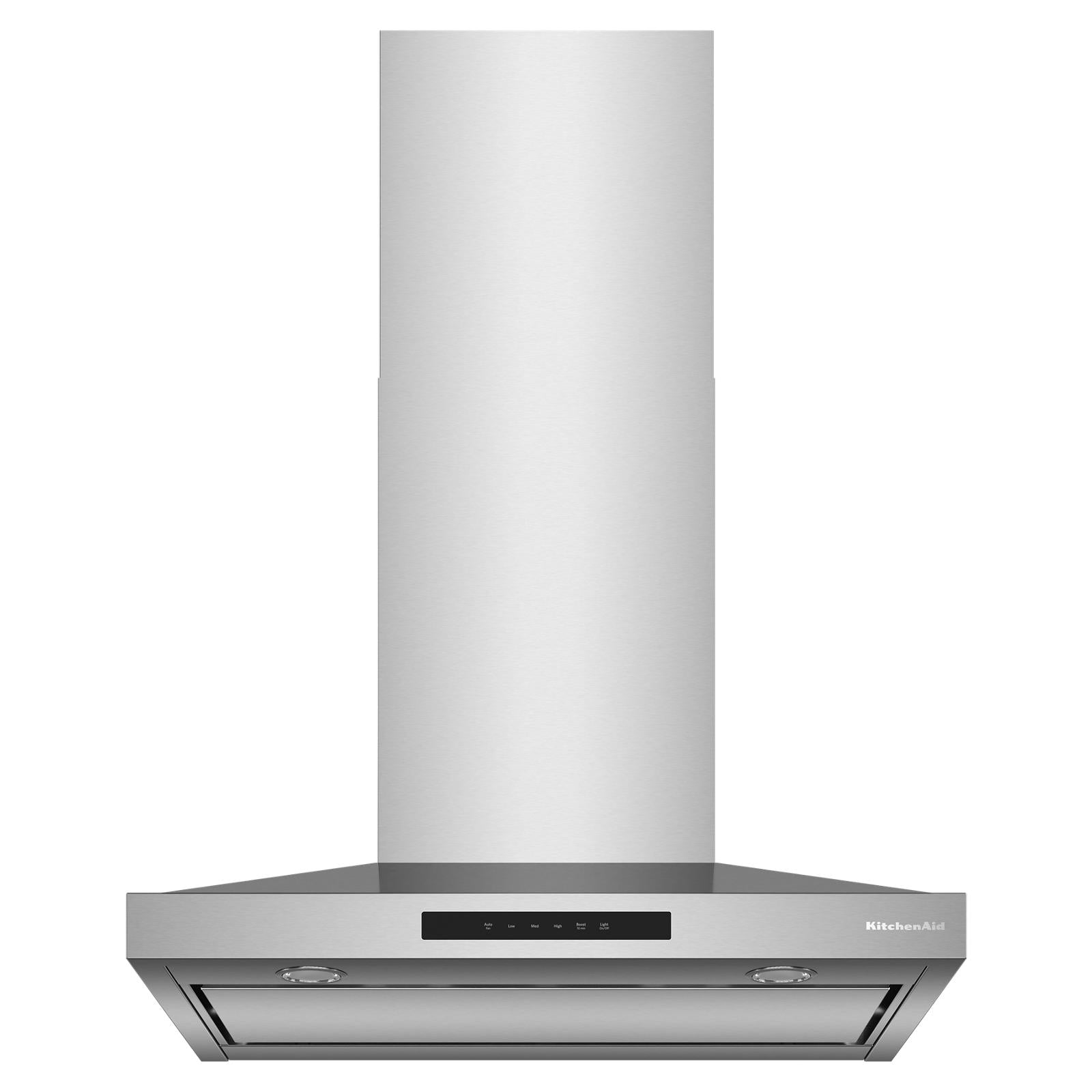 KitchenAid® Stainless Steel 30" 400 CFM Wall-Mount Canopy Hood - KVWC730SSS