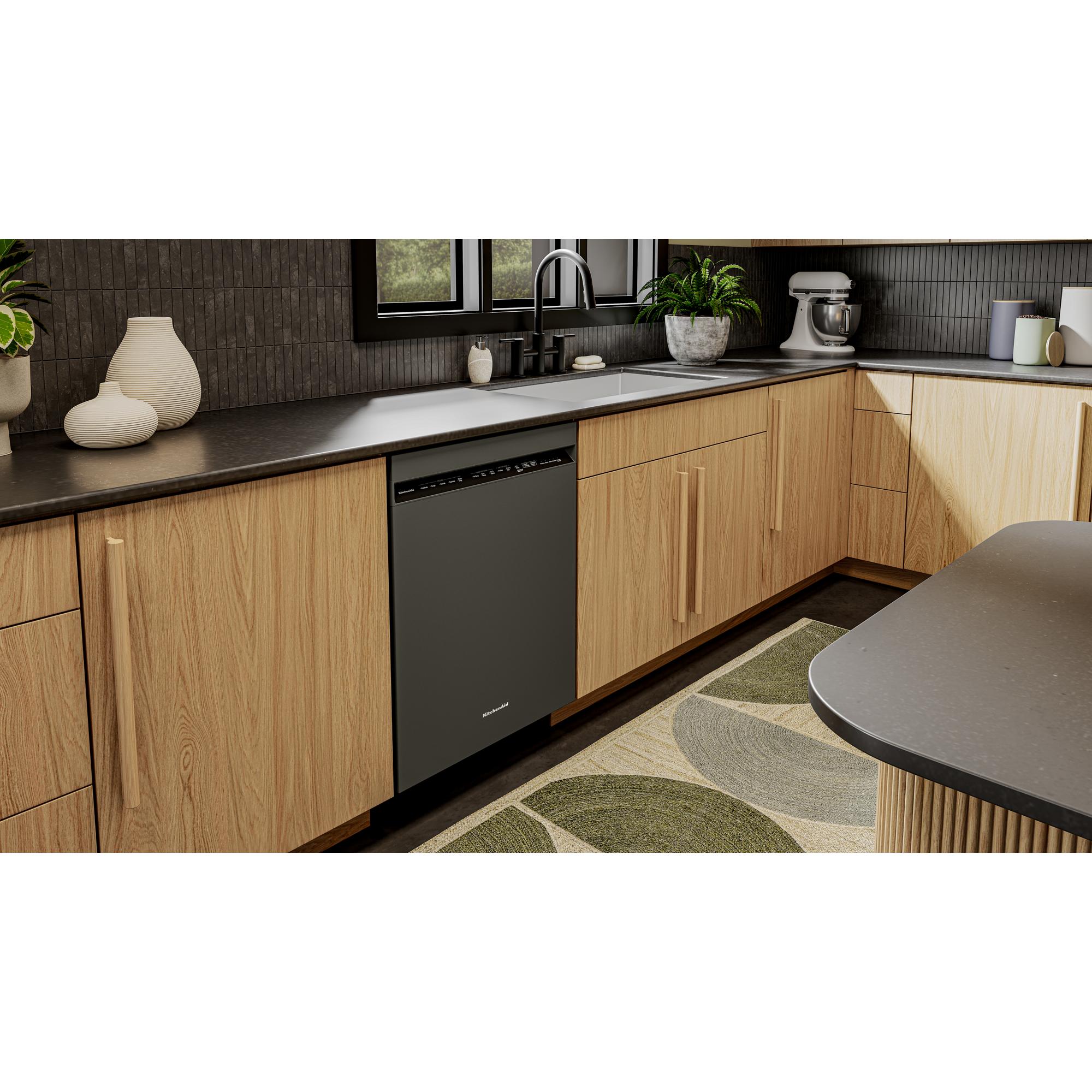 KitchenAid Black Ore Dishwasher (44 dBA) - KDFS424SBE