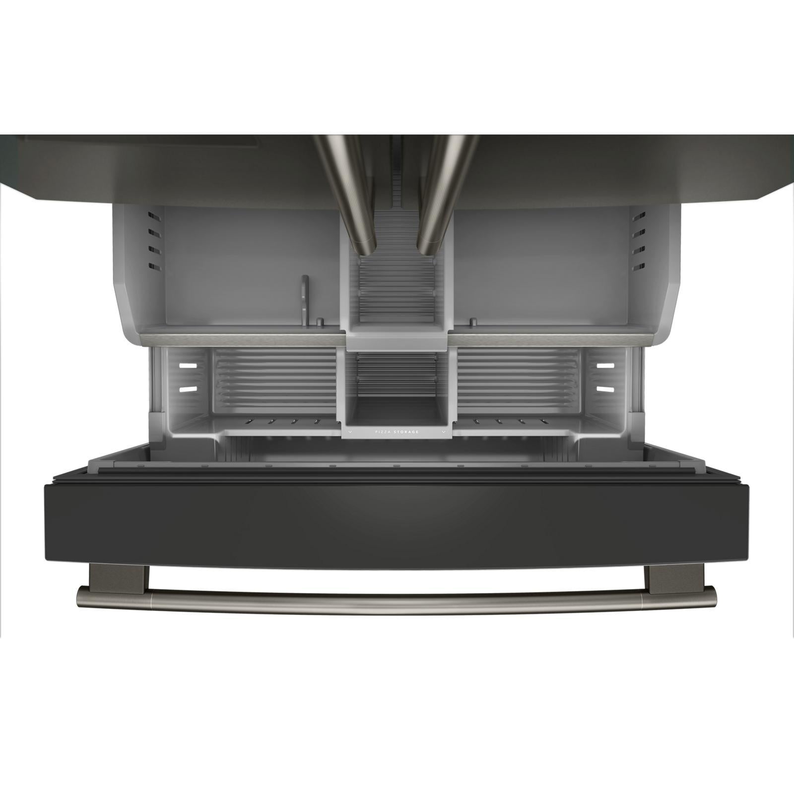 KitchenAid 36" 30 Cu. Ft. Black Ore French Door Refrigerator - KRFF436SBE