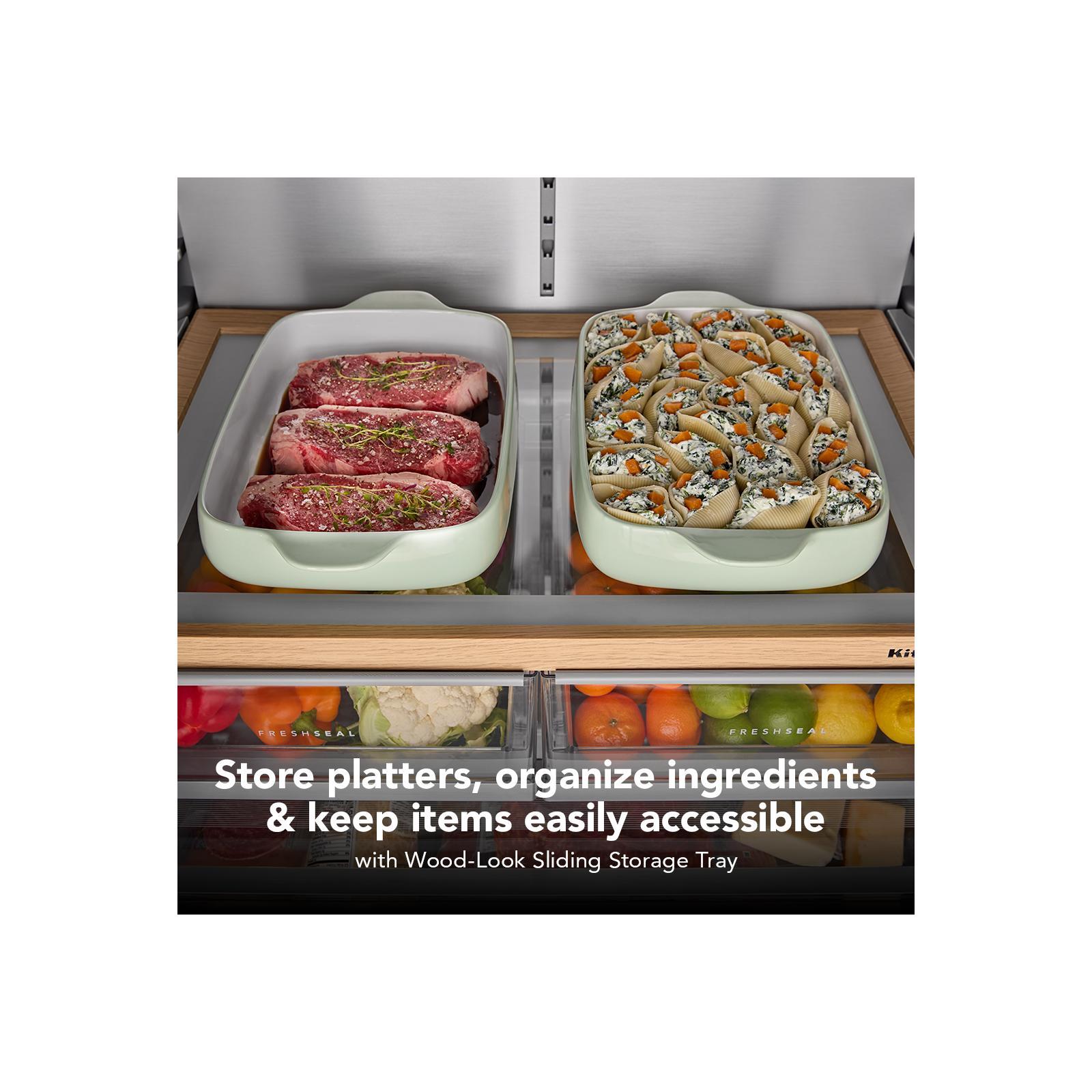 KitchenAid 36" 30 Cu. Ft. Juniper French Door Refrigerator - KRFF436SJP--