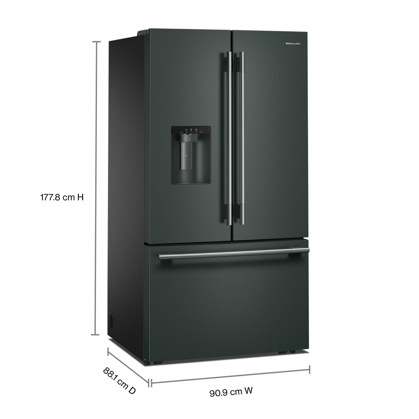 KitchenAid 36" 30 Cu. Ft. Juniper French Door Refrigerator - KRFF436SJP