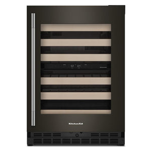 KitchenAid 24" 5.0 Cu. Ft. Black Ore Undercounter Refrigerator - KUWR524SBE