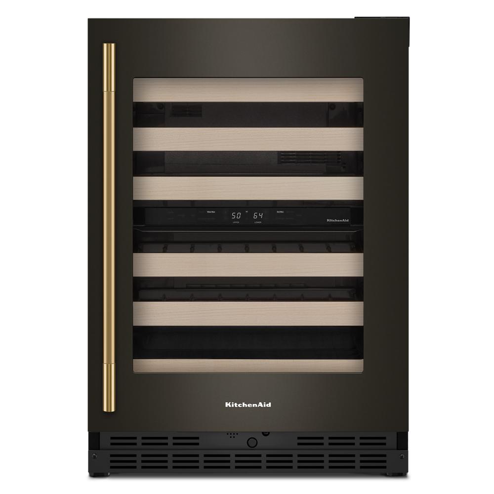 KitchenAid 24" 5.0 Cu. Ft. Black Ore Undercounter Refrigerator - KUWR524SBE