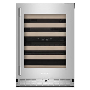 KitchenAid 24" 5.0 Cu. Ft. PrintShield Stainless Steel Undercounter Refrigerator - KUWR524SPS