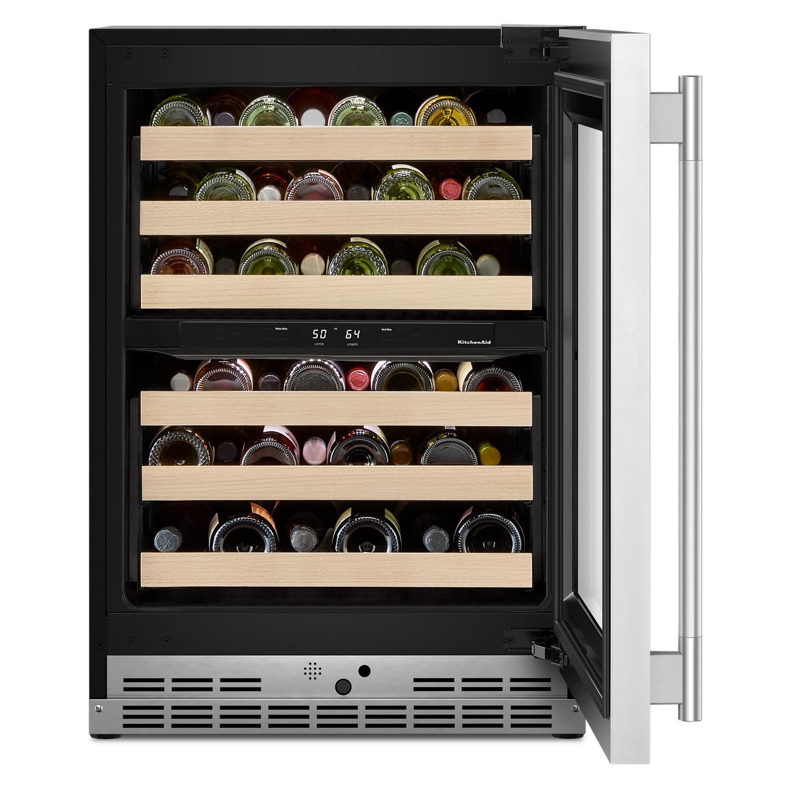 KitchenAid 24" 5.0 Cu. Ft. PrintShield Stainless Steel Undercounter Refrigerator - KUWR524SPS