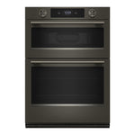 KitchenAid Black Ore 30" Wall Oven with Microwave (6.4 cu ft) - KOEC730SBE